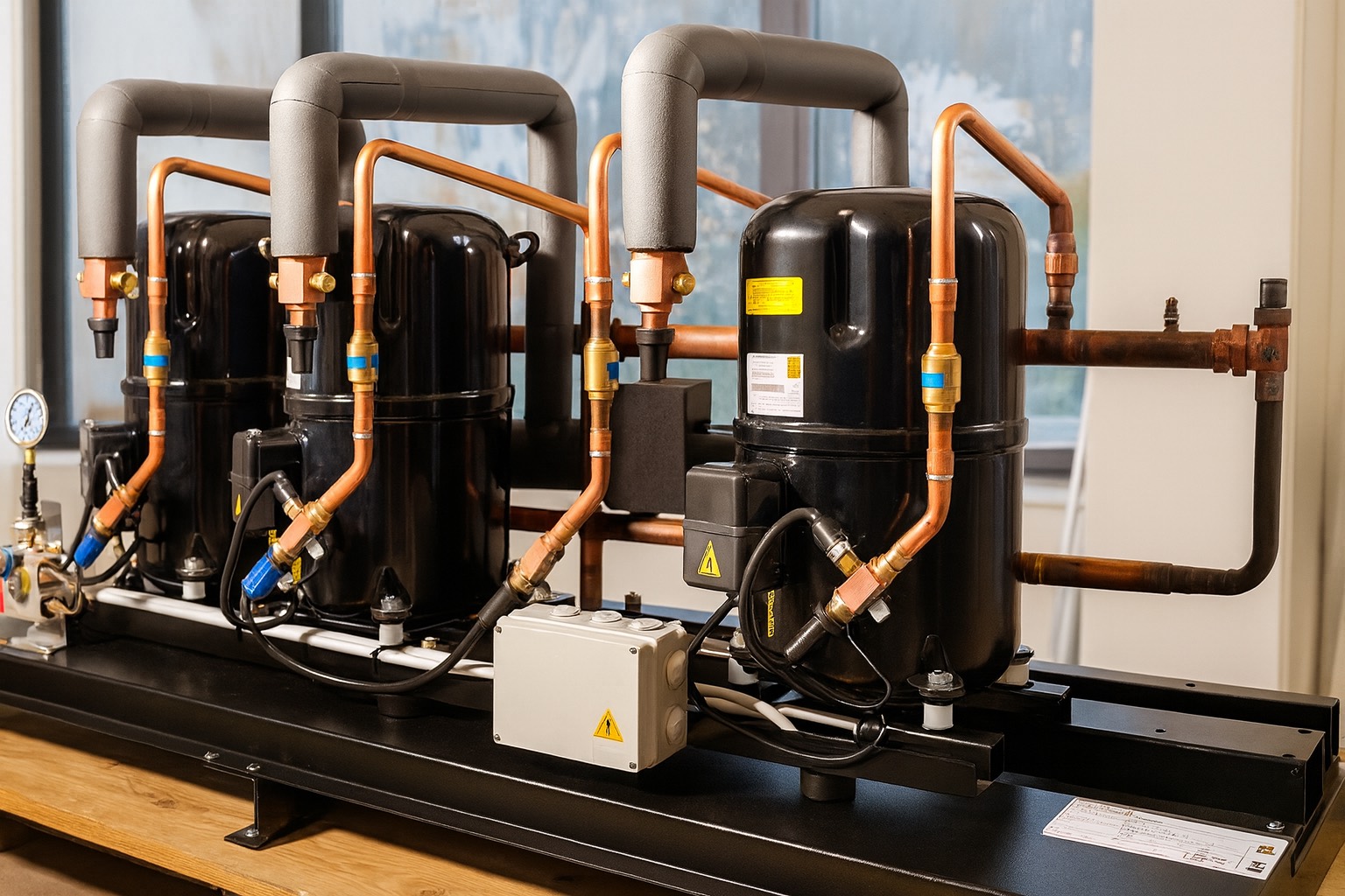 Installation centrale frigorfique Saint-Laurent-sur-Mer